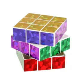 Glittrande pusselkub