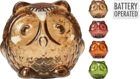 Uggla med LED-ljus