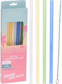 Sugr&ouml;r i borosilikat 4-pack