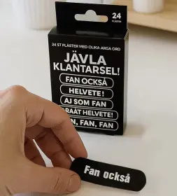 Plåster med arga ord 24-pack