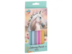 Färgpennor pastell 12-pack - Hästar