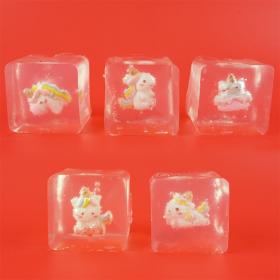 Squishy iskub med unicorn