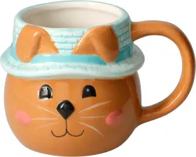 P&aring;skmugg - Brun kanin