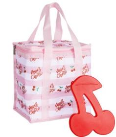 Kylv&auml;ska "K&ouml;rsb&auml;r" med kylklamp (rosa)