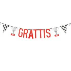 Girlang "Grattis" -Racing