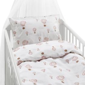 B&auml;ddset till barnvagn - Luftballong (rosa)