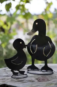 Anka i hamrad pl&aring;t (20cm)