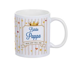 Porslinsmugg B&Auml;STA PAPPA