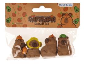 Capybara suddgummi 4-pack