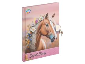 Dagbok med h&auml;stmotiv