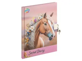 Dagbok med h&auml;stmotiv