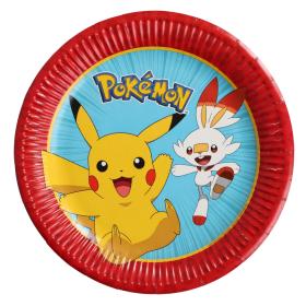 Papperstallrik i 8-pack -Pokémon