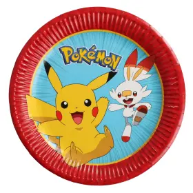 Papperstallrik i 8-pack -Pokémon