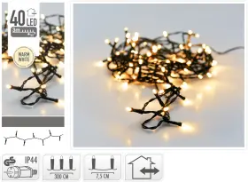 Ljusslinga 40 LED utomhus