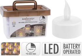 Batteridrivna v&auml;rmeljus i 24-pack