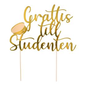 Cake topper - Grattis till studenten