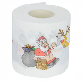 Toalettpapper Jul - Tomten i skorsten