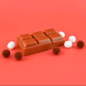 Squishy fidgetleksak - Chokladkaka
