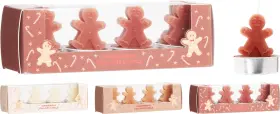 Värmeljus 4-pack - Pepparkakor