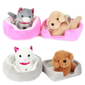 Gosedjur i djurb&auml;dd (Vit katt)