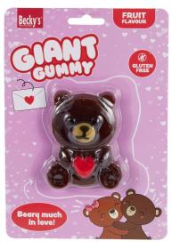 Gel&eacute;godis 80g - Nalle med hj&auml;rta