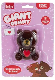 Gel&eacute;godis 80g - Nalle med hj&auml;rta