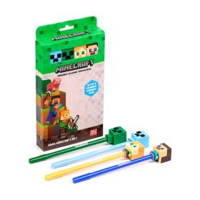 Suddbara bläckpennor 4-pack - Minecraft