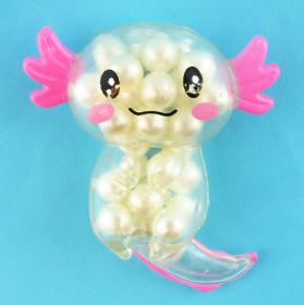 Kl&auml;mdjur Axolotl med p&auml;rlor