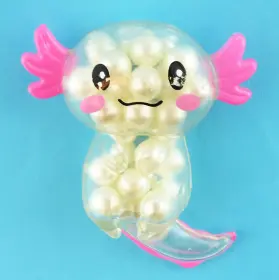 Kl&auml;mdjur Axolotl med p&auml;rlor