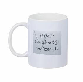 Mugg Pappa &auml;r som silvertejp