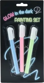 Glow in the dark pennor 3-pack