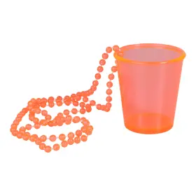 Halsband - Shotglas neonorange