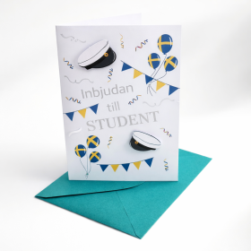 Inbjudningskort - Studentm&ouml;ssor