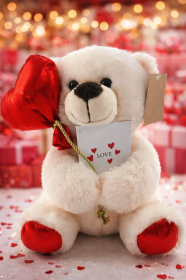 Nalle med hj&auml;rta