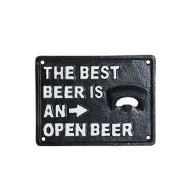 Gjutjärnsskylt "BEST BEER"
