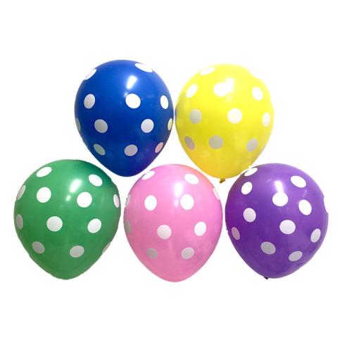 Prickiga latexballonger 8-pack Osorterade