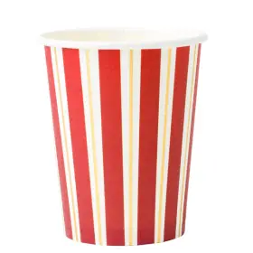 Pappersmugg i 8-pack -Randig