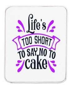 Kylsk&aring;psmagnet -Life's TOO SHORT