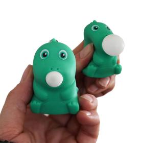 Nyckelring -Bubbelbl&aring;sande Dino