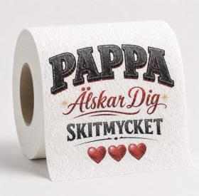 Toalettpapper PAPPA &auml;lskar dig skitmycket
