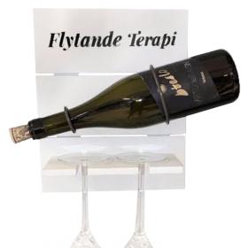 Tavelhylla f&ouml;r flaska och glas -Flytande Terapi