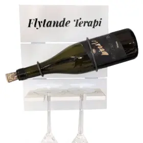 Tavelhylla f&ouml;r flaska och glas -Flytande Terapi