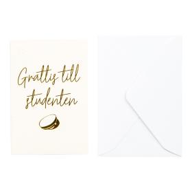 Minikort - Grattis till studenten