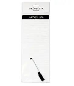Ink&ouml;pslista magnetisk