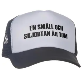 Trucker keps - En sm&auml;ll och skjortan &auml;r tom