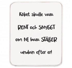 Magnet -K&ouml;ket skulle vara rent