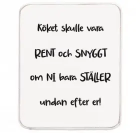 Magnet -K&ouml;ket skulle vara rent