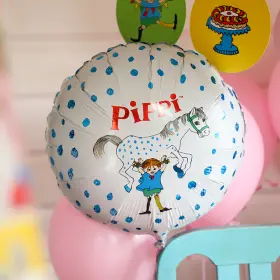 Folieballong - Pippi L&aring;ngstrump
