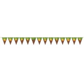 Girlang med flaggor -Pixel level up