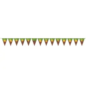 Girlang med flaggor -Pixel level up